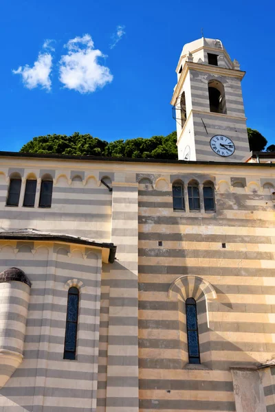 Kościół Naszego Pana Pocieszenia Celle Ligure Liguria Włochy — Zdjęcie stockowe