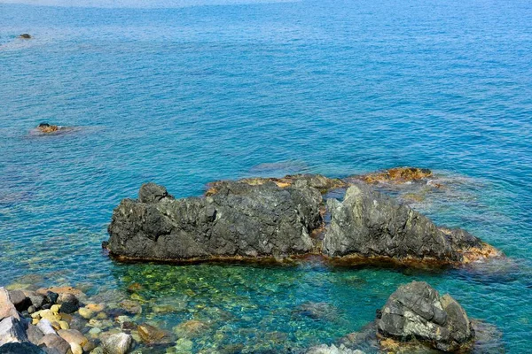 Kust Zee Tussen Cogoleto Varazze Liguria Italië — Stockfoto