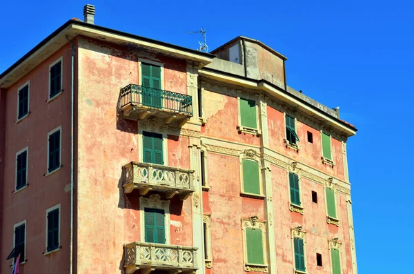 Historisches Gebäude Noli Savona Italien — Stockfoto