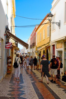 cities in the algarve region: the pedestrianized historic center 12 September 2024 Lagos Portugal