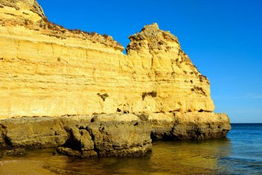 Praia dona ana plaj ponta do piedade Lagos Portekiz