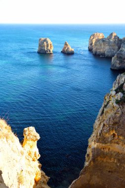Ponta da Piedade, jeolojik peyzaj rotası Lagos Algarve Portugal