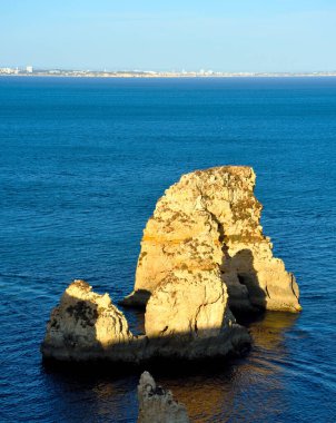 Ponta da Piedade, jeolojik peyzaj rotası Lagos Algarve Portugal