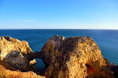 Ponta da Piedade, jeolojik peyzaj rotası Lagos Algarve Portugal