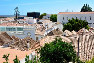 Tavira Algarve Portekiz 'in Panoraması