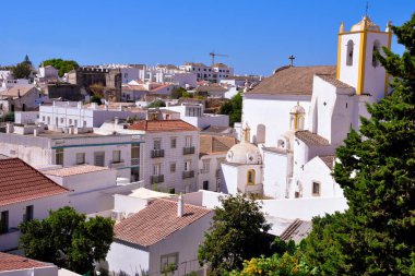 Tavira Algarve Portekiz 'in Panoraması