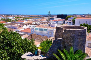 Tavira Algarve Portekiz 'in Panoraması