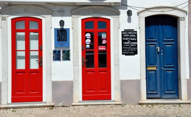 Tipik Portekiz restoran binası 13 Eylül 2024 Tavira Portekiz