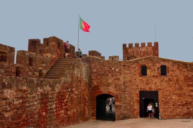 Silves Kalesi Mağribi tarzı algarve Portekiz