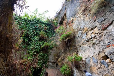  Sürgündeki Monchique Manastırı 'nın kalıntıları, Portekiz.