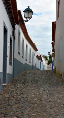 Eski Aljezur Algarve Portekiz 'deki pitoresk evler
