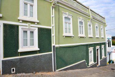Eski Aljezur Algarve Portekiz 'deki pitoresk evler