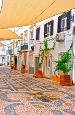 Faro Algarve Portuga 'nın Yaya Tarihi Merkezi