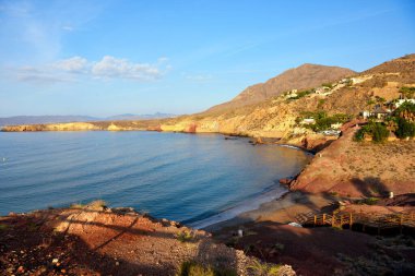 Bolnuevo murcia İspanya 'nın kıyısında