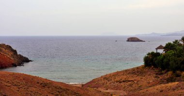 Bolnuevo murcia İspanya 'nın kıyısında
