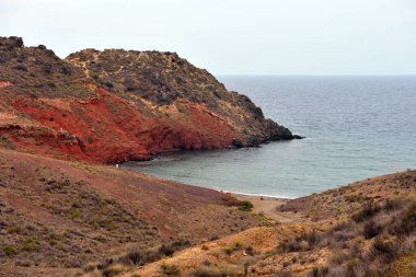 Bolnuevo murcia İspanya 'nın kıyısında