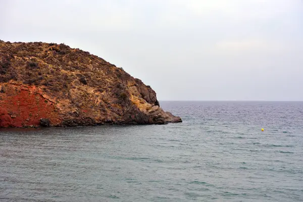 Bolnuevo murcia İspanya 'nın kıyısında