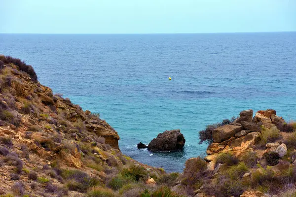  Bolnuevo Mazarron Murcia İspanya 'nın kıyısında.