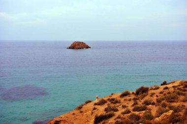 Kurt Mağarası Adası (isla cueva de lobos) bolnuevo mazarron