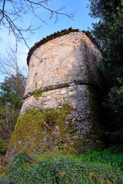 Borgo Adorno Piedmont Kalesi İtalya