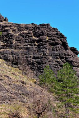 Val Gargassa: Beigua Park 'taki kanyon, Cenova, İtalya