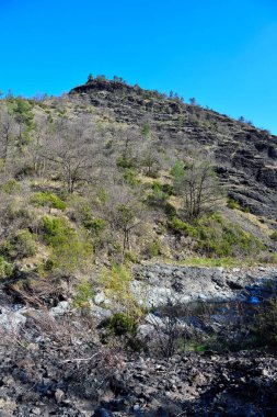 Val Gargassa: Beigua Park 'taki kanyon, Cenova, İtalya