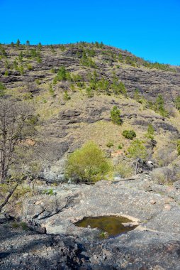Val Gargassa: Beigua Park 'taki kanyon, Cenova, İtalya