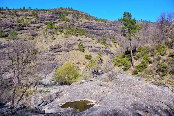 Val Gargassa: Beigua Park 'taki kanyon, Cenova, İtalya