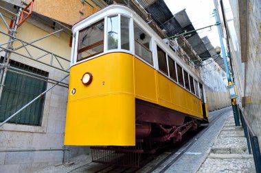 Lavra Lift, (asansör do lavra) en eski füniküler 26 Mayıs 2025 Lizbon Portekiz