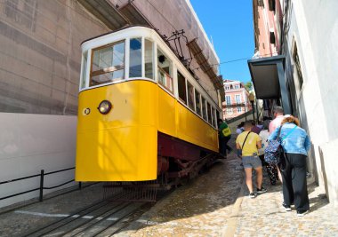  Elevador da Gloria, a historic funicular  27 May 2025 Lisbon Portugal