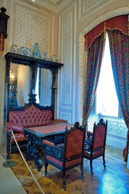 Pena Ulusal Sarayı veya Pena Sintra Kalesi 29 Mayıs 2025 Lizbon Portekiz