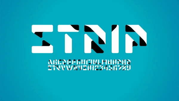 Abstrakte Alphabet Schrift Für Ihr Zukünftiges Space Design Logo Oder — Stockvektor