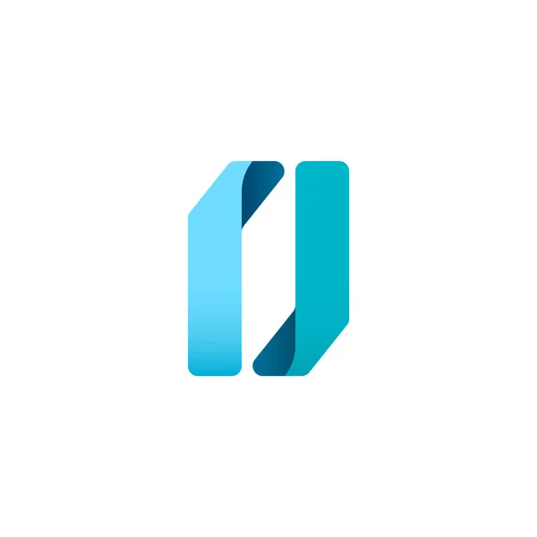 Pappersalfabetet Origami Teckensnitt För Din Logotyp Design Med Skugga Flerfärgad — Stock vektor