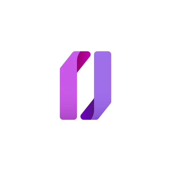 Fuente Origami Alfabeto Papel Para Diseño Logotipo Con Sombra Letra — Vector de stock