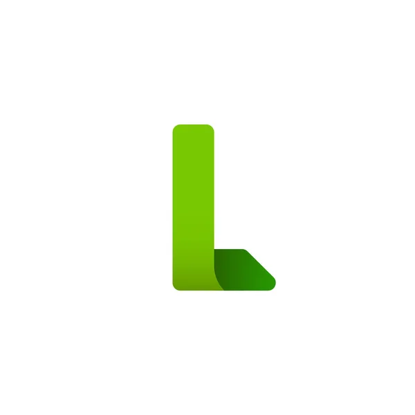 Papier Alphabet Origami Schrift Für Ihr Logo Design Mit Schatten — Stockvektor