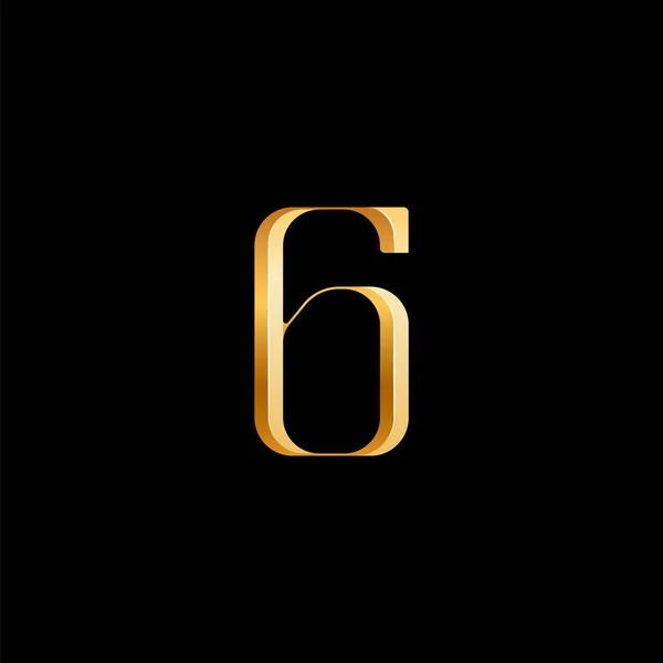 Arab Szám Serif Ábécé Gyönyörű Elegáns Arany Betűtípus Klasszikus Tökéletes — Stock Vector