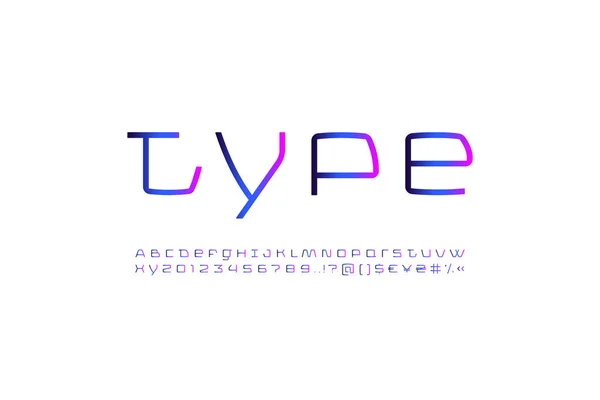 Ψηφιακή Γραμματοσειρά Ψηφιακό Φωτεινό Αλφάβητο Μοντέρνα Λατινικά Γράμματα Από Έως — Διανυσματικό Αρχείο