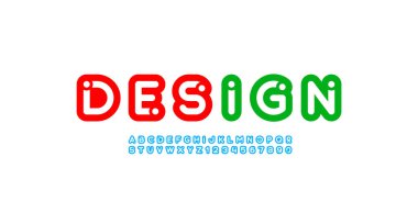 Beyaz noktalı yazı tipi kalın alfabesi, A, B, C, D, E, F, G, H, I, J, K, L, M, N, O, P, Q, R, S, T, U, V, W, X, Y, Z ve 0, 1, 2, 3, 4, 5, 6, 7, 8, 9, vektör çizimi 10EPS