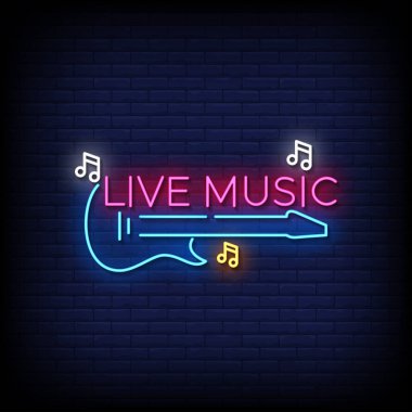 Canlı müzikli neon ışığı