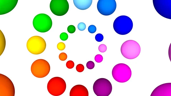 Fondo Abstracto Con Bolas Colores —  Fotos de Stock