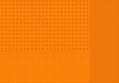 Sarı arkaplanda noktalı yarım ton deseni, soyut desen