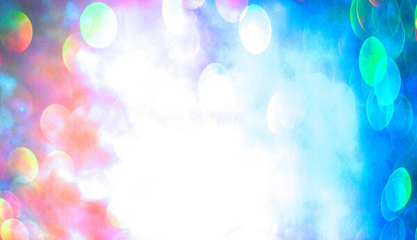 Abstract background with colorful bokeh