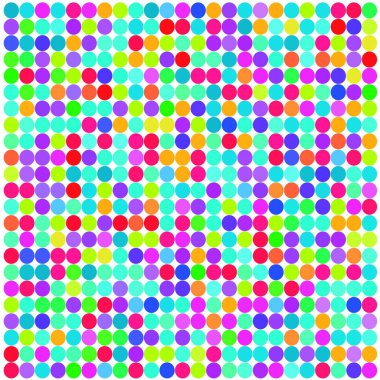 Soyut geometrik arkaplan. Dairelerle renkli desenler. modern illüstrasyon