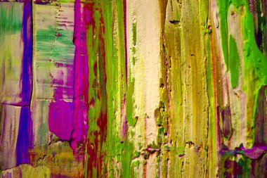 painted wall with paint stains