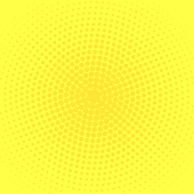 abstract yellow background with circles of dots