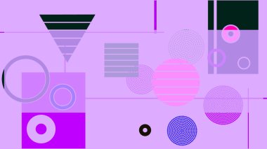 abstract geometric background with circles and lines. modern design template.