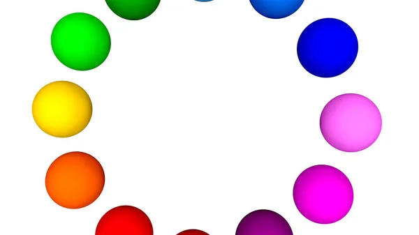 Colorful Background Colored Balls Festive Celebration — Stock Photo, Image