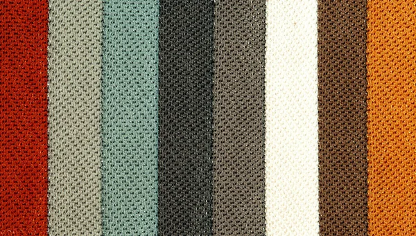 Nahtloses Strickmuster Mit Streifen Hintergrund Textur Nahaufnahme — Stockfoto