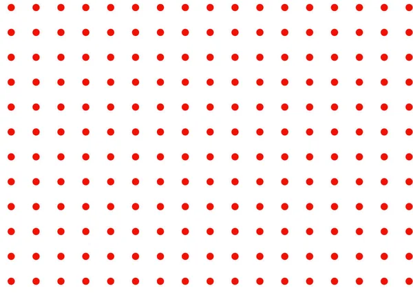 赤い点で幾何学模様を描き — ストック写真