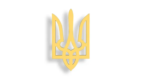 Altın Mızrak Ukrayna Amblemi — Stok fotoğraf